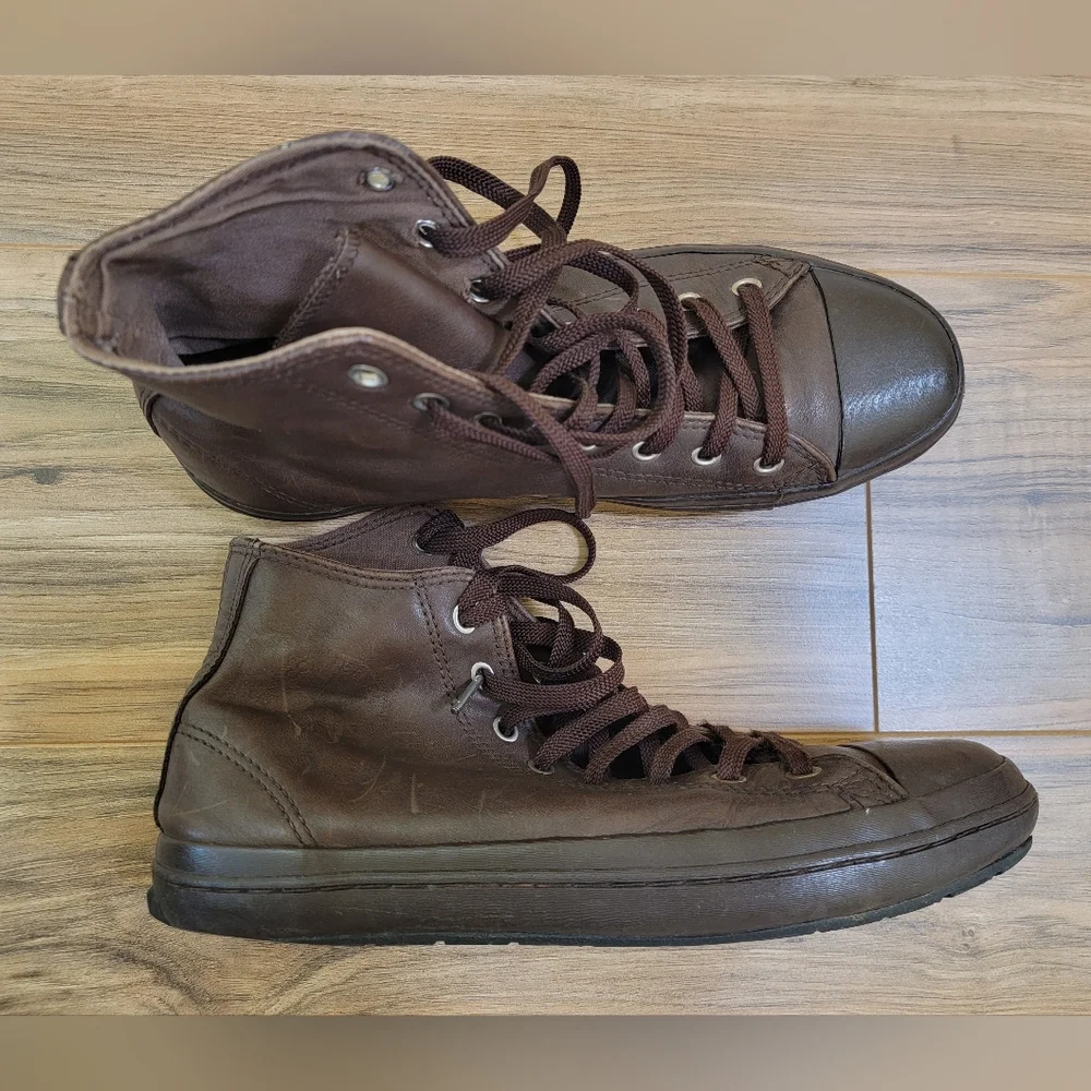 Converse brown leather, size US 10 - Picture 7 of 14